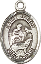[9051SS] Sterling Silver Saint Jason Medal