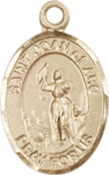 [9053GF] 14kt Gold Filled Saint Joan of Arc Medal