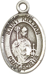 [9067SS] Sterling Silver Saint Kilian Medal