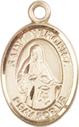 [9110GF] 14kt Gold Filled Saint Veronica Medal