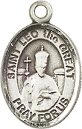 [9120SS] Sterling Silver Saint Leo the Great Medal