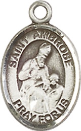[9137SS] Sterling Silver Saint Ambrose Medal