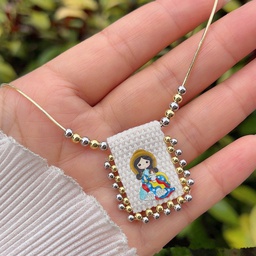 [P25L06-2] Cartoon Divine Figure Necklace
