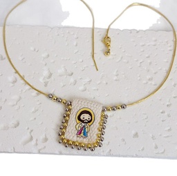 [P25L06-7] Cartoon Divine Figure Necklace