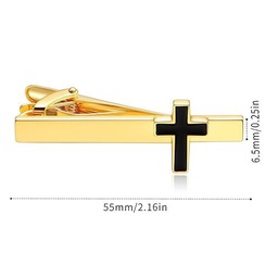 [SR-CTC] Gold Cross Tie Clip