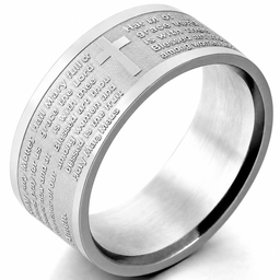 [XC-SSHMRING-07] Stainless Steel Hail Mary Ring - Size 7