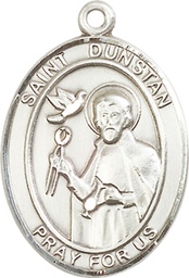 [7355SS] Sterling Silver Saint Dunstan Medal