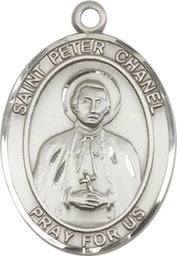 [7397SS] Sterling Silver Saint Peter Chanel Medal