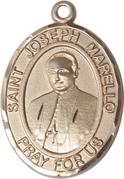 [7430GF] 14kt Gold Filled Saint Joseph Marello Medal