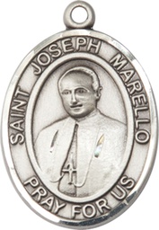 [7430SS] Sterling Silver Saint Joseph Marello Medal