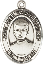 [7446SS] Sterling Silver Saint Jose Canchez del Rio Medal