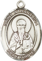 [7296SS] Sterling Silver Saint Athanasius Medal