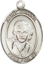 [7322SS] Sterling Silver Saint Gianna Medal