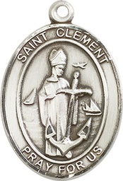 [7340SS] Sterling Silver Saint Clement Medal