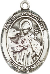 [7351SS] Sterling Silver Saint Januarius Medal