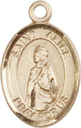 [9248GF] 14kt Gold Filled Saint Alice Medal