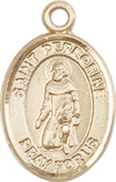 [9088GF] 14kt Gold Filled Saint Peregrine Laziosi Medal