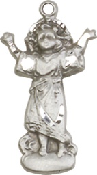 [0829SS] Sterling Silver Divino Nino Medal