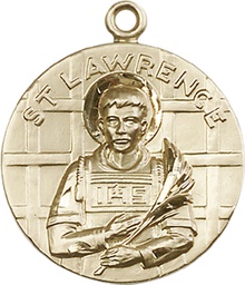 [0850GF] 14kt Gold Filled Saint Lawrence Medal