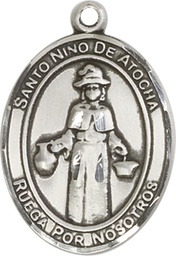 [7214SPSS] Sterling Silver Nino de Atocha Medal