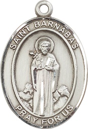 [7216SS] Sterling Silver Saint Barnabas Medal