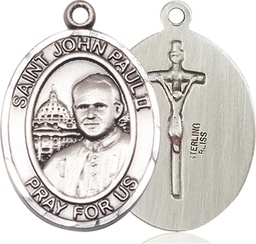 [7234SS] Sterling Silver Saint John Paul II Medal