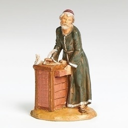 [RO-54116] 5&quot; Scale Zacchaeus Tax Collector Nativity Figure - Christmas