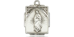 [0804FSS] Sterling Silver Our Lady of Guadalupe Medal