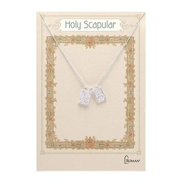 [RO-13501] 18" Sterling Shell Scapular