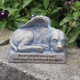 [RO-12878] 6"L Dog With Wings Statue