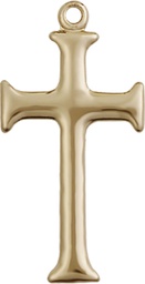 [6008KT] 14kt Gold Cross Medal