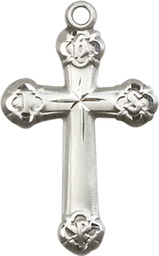 [6020SS] Sterling Silver Cross Medal