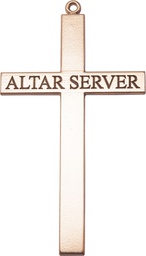 [5952GF] 14kt Gold Filled Alter Server Cross Medal