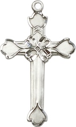 [6002SSY] Sterling Silver Cross Medal