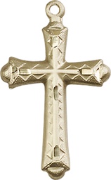 [6007GF] 14kt Gold Filled Cross Medal