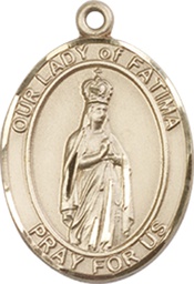 [8205GFY] 14kt Gold Filled Our Lady of Fatima Medal