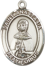 [8213SS] Sterling Silver Saint Anastasia Medal
