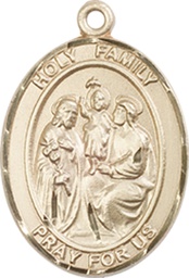 [8218GF] 14kt Gold Filled Holy Family Medal