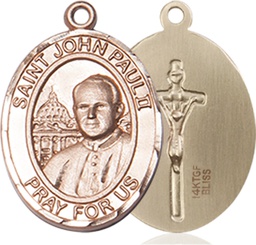 [8234GF] 14kt Gold Filled Saint John Paul II Medal