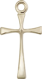 [1872KT] 14kt Gold Maltese Cross Medal