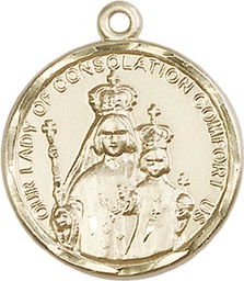 [0038KT] 14kt Gold Our Lady of Consolation Medal