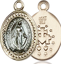 [0700BKT] 14kt Gold Miraculous Medal