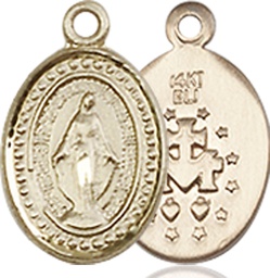 [0700KT] 14kt Gold Miraculous Medal