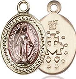 [0700PKT] 14kt Gold Miraculous Medal