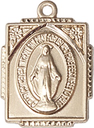 [0804MKT] 14kt Gold Miraculous Medal