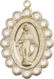 [2010CKT] 14kt Gold Miraculous Medal