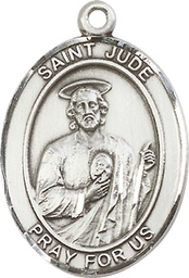 [7060SSY] Sterling Silver Saint Jude Medal