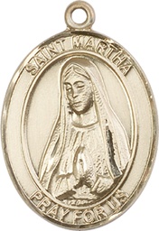 [7075GF] 14kt Gold Filled Saint Martha Medal