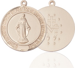 [7078RDGF] 14kt Gold Filled Miraculous Medal