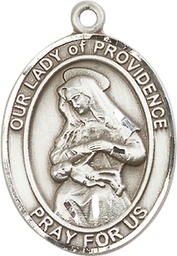 [7087SS] Sterling Silver Our Lady of Providence Medal